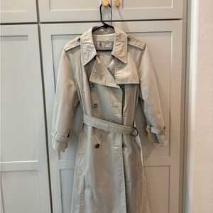 London Fog Beige Trench Coat